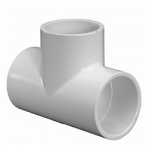 Sch 40 UV Resistant PVC Tee 1/2 in. Socket x FIPT