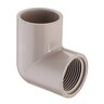 Sch 40 PVC UV Resistant 90 Degree Reducing Elbow 3/4 in. x 1/2 in. Socket x FIPT