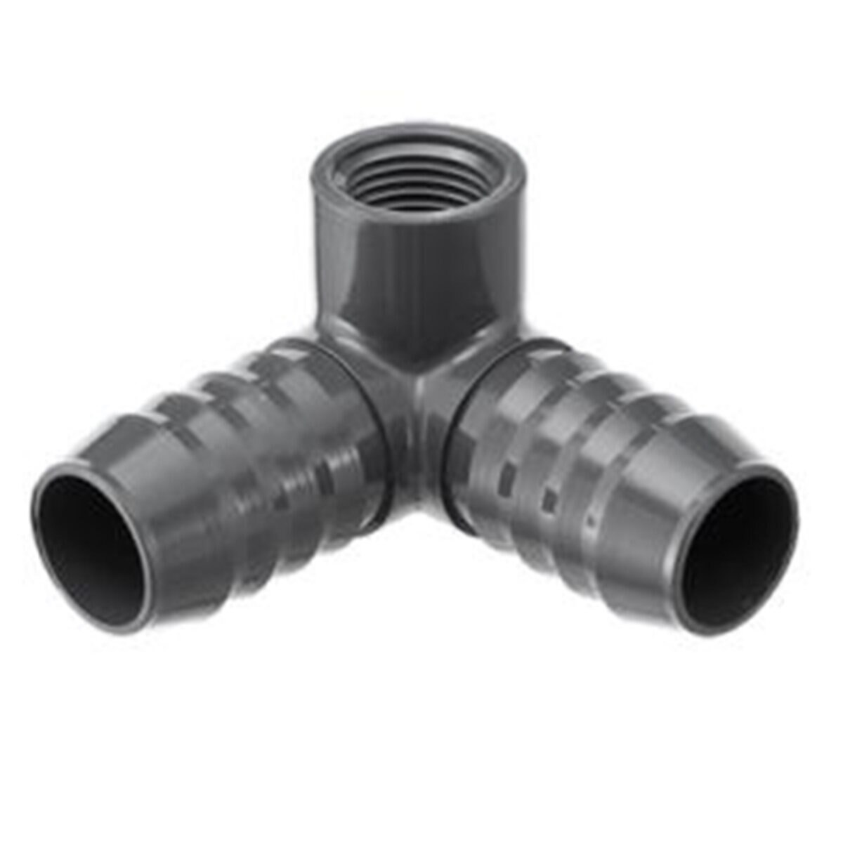 Poly Insert 90 Degree Side Outlet Combination Elbow 1 in. x 1 in. x 1/2 ...