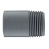 Sch 80 PVC Nipple 1 in. x 2 in. MIPT Threaded One End