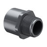 Spears Reduction Adapter Sch 80 PVC 2 in. x 1-1/2 in. Mpt x Socket