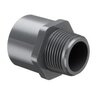 Sch 80 PVC Male Adapter 1/2 in. MIPT x Socket