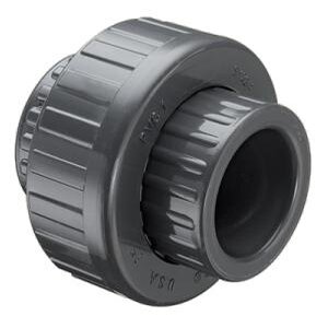 Sch 80 PVC Union (Old Style) 3/4 in. Socket w/ FKM O-Rings