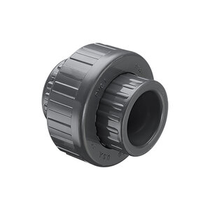 Sch 80 PVC Union (Old Style) 1/2 in. Socket w/ FKM O-Rings