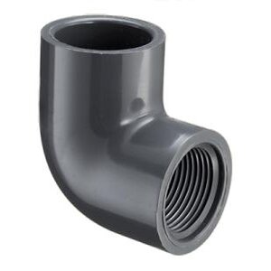 Sch 80 PVC 90 Degree Elbow 3/4 in. Socket x FIPT