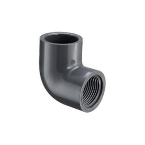Sch 80 PVC 90 Degree Elbow 1-1/2 in. Socket x FIPT