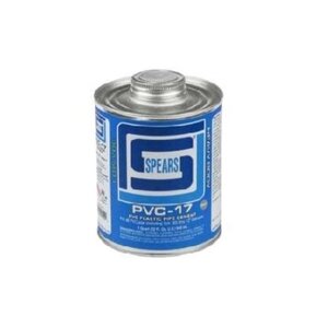 Spears PVC-17 Clear PVC Cement Low VOC Heavy Body 1 pt.