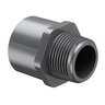 Sch 80 PVC Male Adapter 1-1/2 in. MIPT x Socket