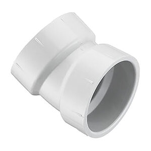 DWV PVC Elbow 1/16 Bend 4 in. H x H