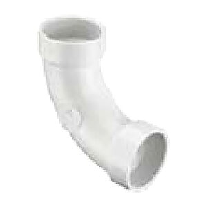 Spears Dwv Long Sweep 1/4 Bend White PVC 3 in. Hub x Hub