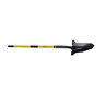 Spear Head Spade Contractor Shovel w/ 58 in. Fiberglass Handle Yellow