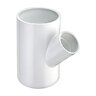 Spears Reducing Wye White Sch 40 PVC 8 in. x 4 in. Socket x Socket x Socket 