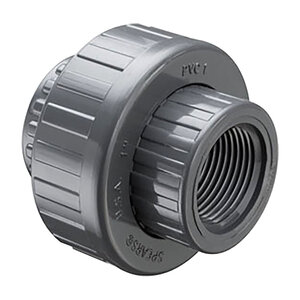 Spears Old Style Union Sch 80 PVC 2 in. Socket x Fipt w/ FKM O-Rings