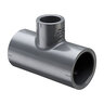 Spears Reducing Tee Sch 80 PVC 3/4 in. x 3/4 in. x 1/2 in. Socket
