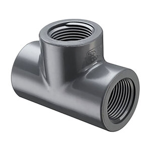 Spears Standard Tee Sch 80 PVC 1-1/4 in. Fpt
