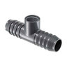 Spears Reducing Tee Gray PVC 1-1/2 in. x 1-1/4 in. x 1/2 in. Insert x Insert x Fipt