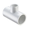 Spears Reducing Tee White PVC 1-1/2 in. x 1-1/4 in. x 3/4 in.