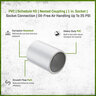 Sch 40 PVC Nested Coupling 1 in. Socket