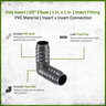 Poly Insert 90 Degree Elbow 1 in. x 1 in.