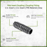 Poly Insert Coupling 1 in. x 1 in.