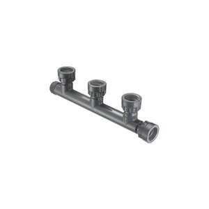 Spears 3-Port Manifold Tee 1 in. Swivel x MIPT x 3-Swivel with O-Ring