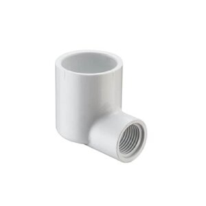 Sch 40 PVC 90 Degree Reducing Elbow 1-1/2 in. x 1 in. Socket x FIPT