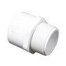 Sch 40 PVC Male Adapter 1-1/2 in. MIPT x Socket
