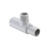 Sch 40 PVC Manifold Tee 1 in. Spigot x Socket x MIPT