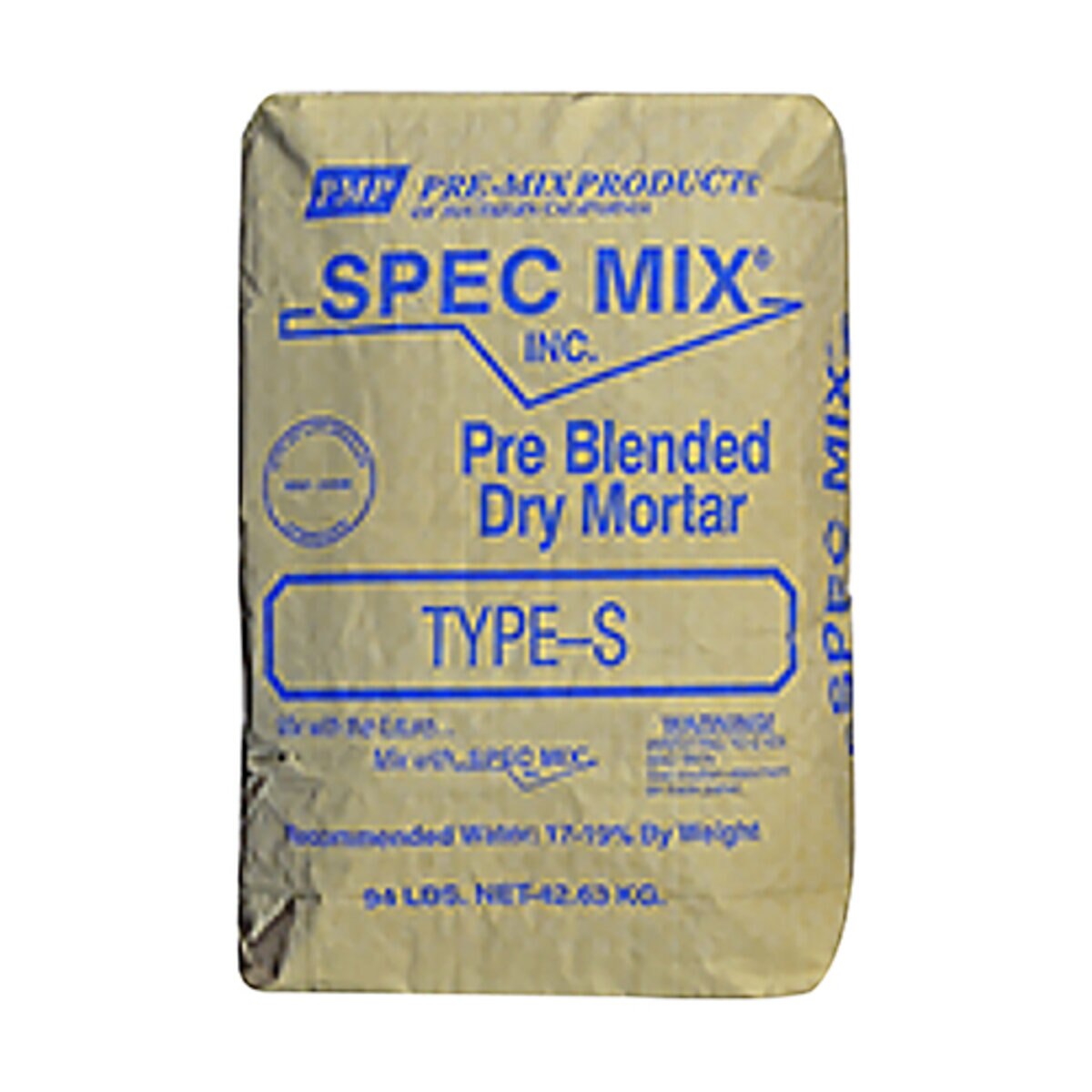 Spec Mix Type S Mortar #494 Khaki 94 lb. (35/pallet) | SiteOne US