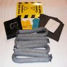 Response Spill Kit Includes Sign, Goggles, Gloves, Trash Bag, Absorbent Sock, & Absorbent Mat