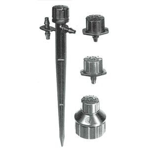 Spot Systems Shrubbler 180 Degree On Stake with Barb
