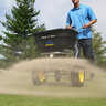 Spyker PRO Mulch & More Commercial Push Broadcast Spreader 120 lb. Capacity w/ Screen