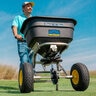 Spyker PRO Mulch & More Commercial Push Broadcast Spreader 120 lb. Capacity w/ Screen