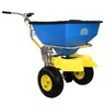 Spyker ERGO-PRO Ice Melt Winter Push Broadcast Spreader 100 lb. Capacity w/ Cover and Variable Deflector