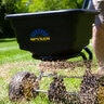 Spyker Light Duty Commercial Push Broadcast Spreader 50 lb. Capacity w/ Cover & Screen