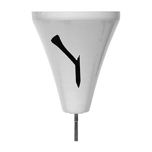 Standard Golf Tee Caddie White