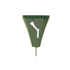 Broken Tee Caddie Decal - Green And White STANDARD GOLF