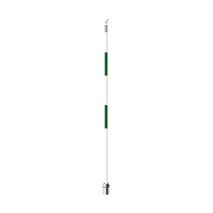 7-1/2' Royaline Flagstick - White And Green Stripe STANDARD GOLF