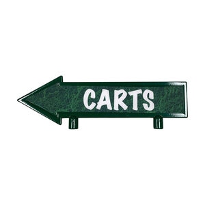 11" Arrow - Green And White - Carts STANDARD GOLF