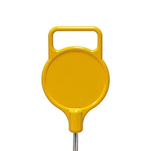 Cast Aluminum Tee Marker - Yellow STANDARD GOLF