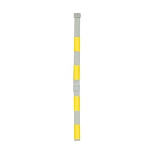 Standard Golf 2 pc. Range Marking Pole Yellow/White