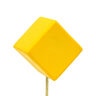 Tilted Block Tee Marker - Yellow STANDARD GOLF