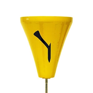 Broken Tee Caddie - Yellow STANDARD GOLF