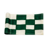 Green/White Check Flag Large Tube