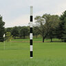 Standard Golf 2 pc. Range Marking Pole Black/White