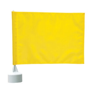 Standard Golf Yellow Flag w/Top for Range Marking Pole