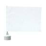 Standard Golf White Flag w/Top for Range Marking Pole