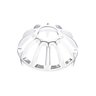Standard Golf Tee Marker Crown Aluminum White
