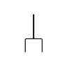 Standard Golf Sign Post 18 in. for 12 in. x 12 in. x 9 in. x 12 in. Sign