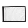 Full Border Tube Nylon Flag - White And Black Set of 9 STAN